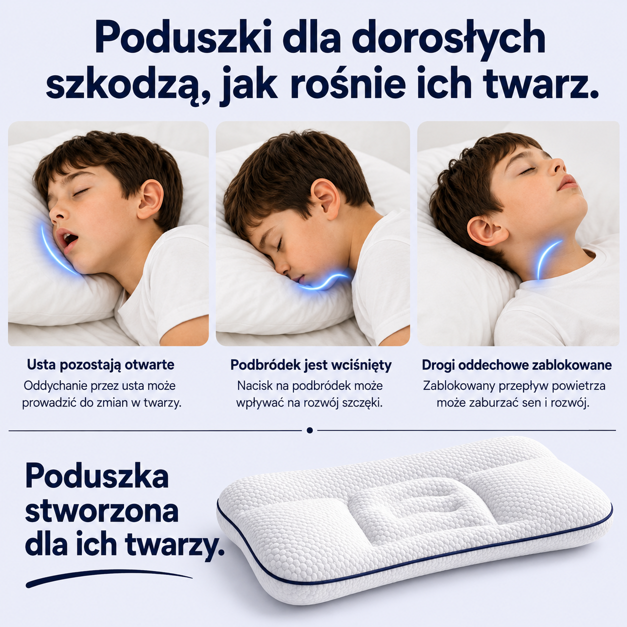 Nocuvia - Poduszka Profilowana Dla Dzieci